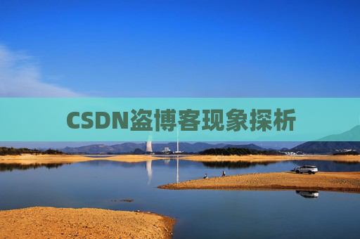 CSDN盗博客现象探析